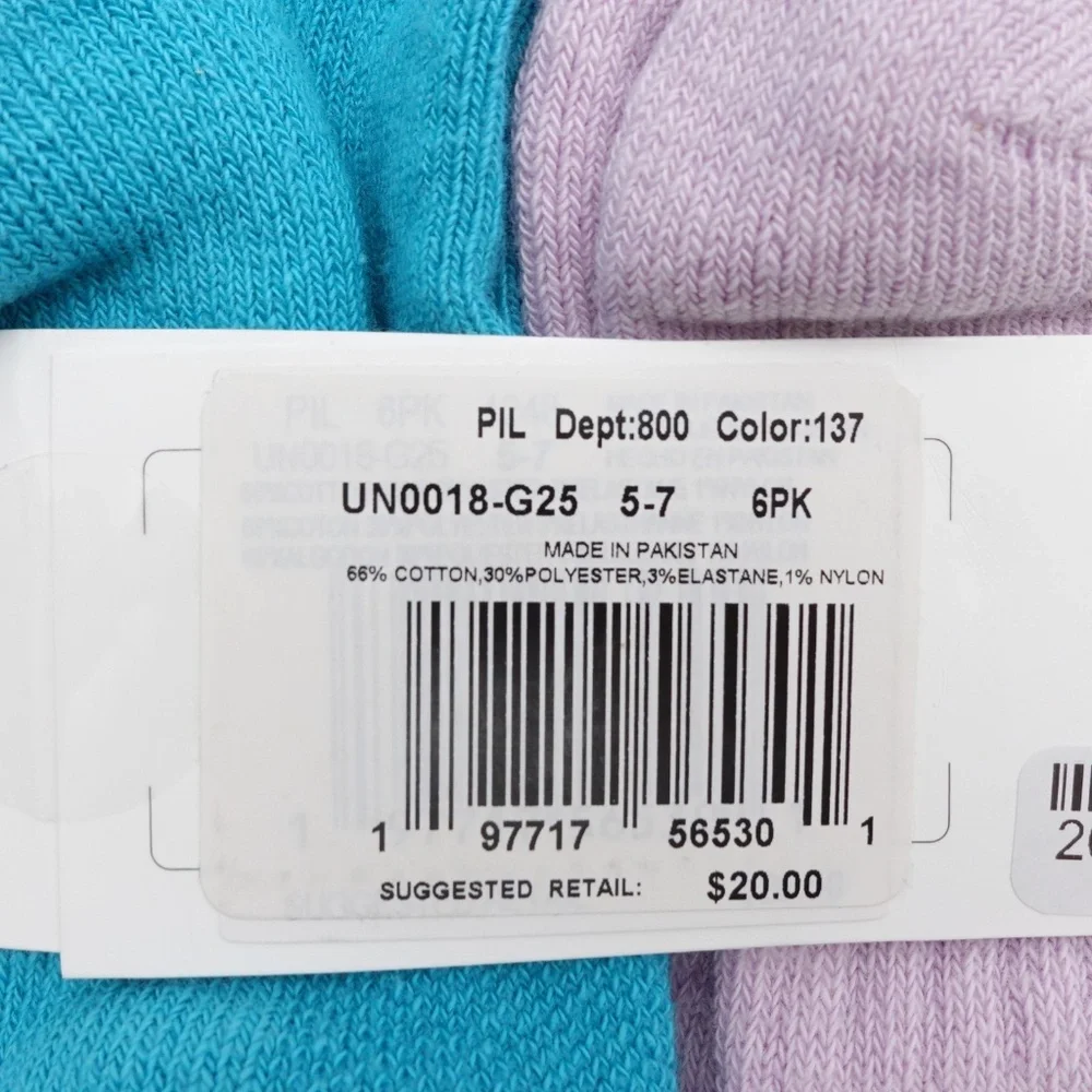 NEW Nike 6-Pack Cushioned Dri-FIT Ankle Socks Little Kid's Size 10C-3Y
